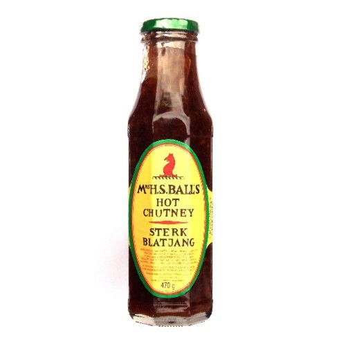Mrs balls chutney hot - chutney, 470g