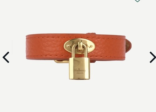 Mulberry padlock leather