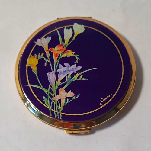 Stratton england purple enamel - stratton,