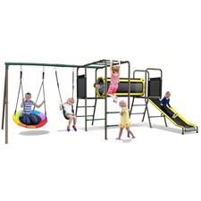 Kids 5-In-1 Metal Swing With
