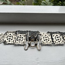 Vintage Silver Nurse’s Belt With Working Buckle