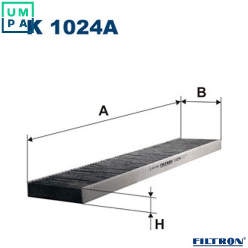 Filter cabin air 1024a for - air, k