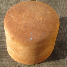 Millinery Wooden Hat Block - vintage crown block