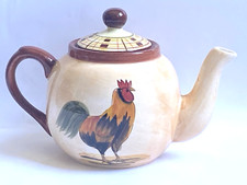 Vintage London Pottery David Birch Rooster Ceramic Teapot  - Signed - 500ml