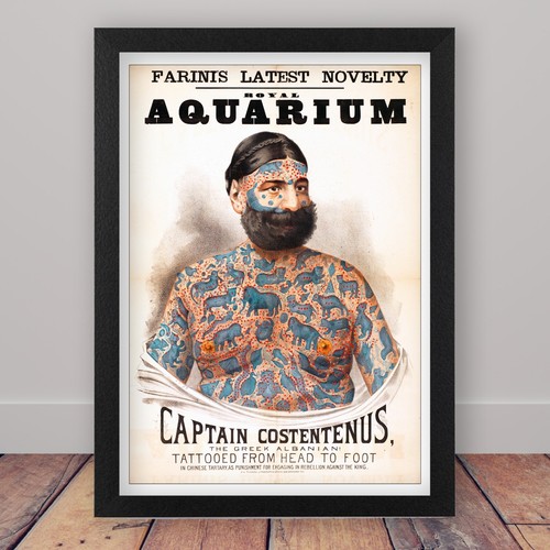 Framed captain costentenus - framed,