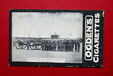 OGDENS TAB ANTIQUE C 1901 CIGARETTE CARD MILITARY LANDING JACK & HIS PEA SHOOTER