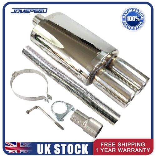 Exhaust back box twin tip - exhaust,