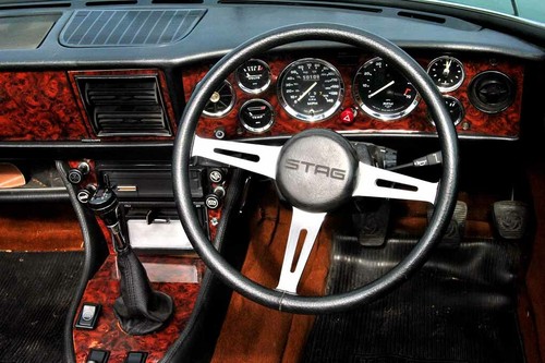 Triumph stag interior - interior, classic