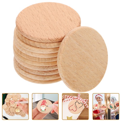 Pcs natural wood rounds - wood,