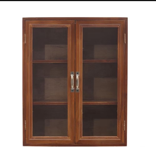Wood cabinet mug display box - mug,