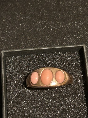 Gold gypsy ring 9ct with - gypsy,