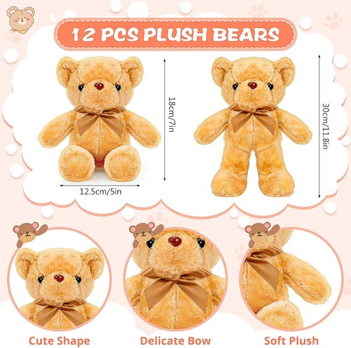 Pcs small teddy bears with - 12,