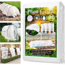 ONESAVE® 30gsm Plant Protection Cover Garden Fleece Frost Winter Cold Frame 2x5m