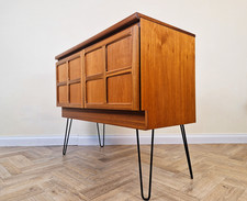 Nathan Parker Knoll Vintage Mid Century Medium Teak Danish Design Sideboard