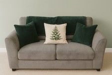 2.5 Seater Grey Double Sofa