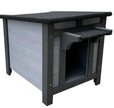 Elegant Dark Grey Wooden Hide