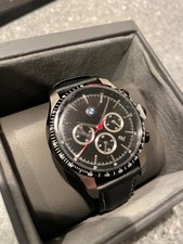 BMW CHRONO LEATHER STRAP WATCH