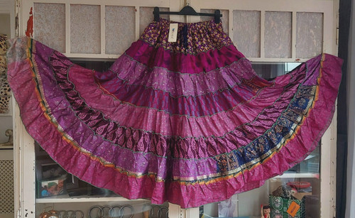 Purple multi tiered - tiered, gypsy