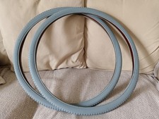 Pair of pneumatic manual wheelchair tyres. 24x1 3/8. 37-540.  