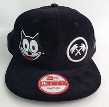 New Era Felix The Cat Cord Trainerspotter 9FIFTY Snapback Adjustable Black Cap