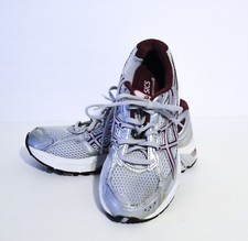 ASICS Women's Gel-Foundation 8 Running Shoe Gray/Burgundy/Pink Size 6