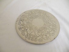 Vintage Silver Plated Round