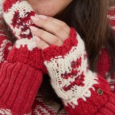 Fat Face Womens Red Snowflake