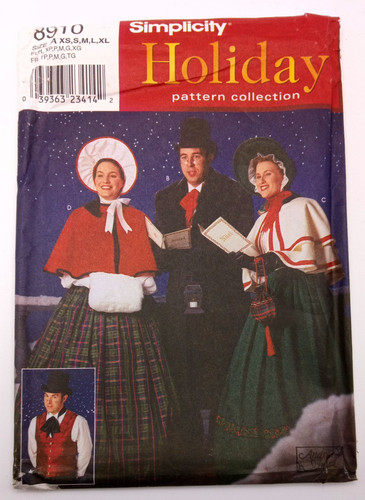 Victorian caroling costumes - victorian,