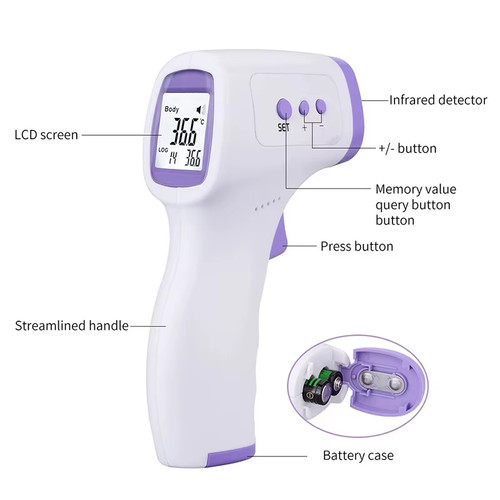 Forehead digital thermometer - digital,