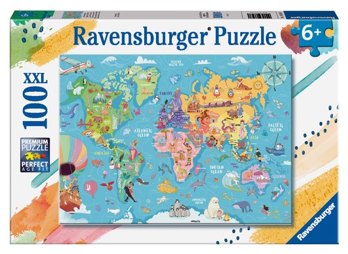 Ravensburger map the world - map, of