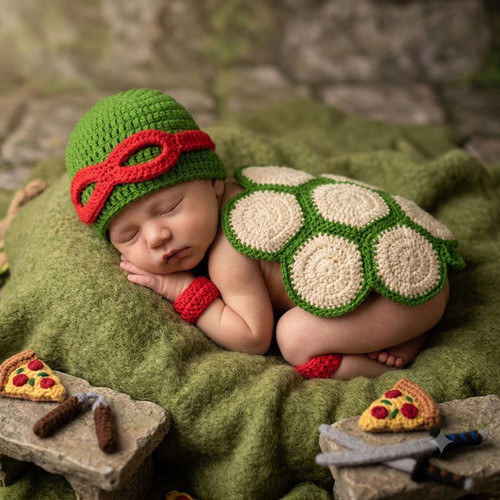 Handmade crochet ninja - ,