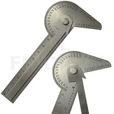 Engineers Protractor Square Rule Gauge Centre Finder Divider Drill point tool
