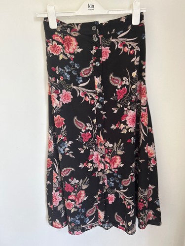 Floral paisley bohemian skirt - bohemian,