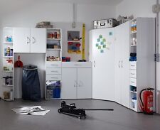 GENIUS "Any Room" Versatile Shelving Storage Cupboard Wardrobe Solution. White.
