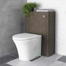 Linen 600mm WC Toilet Unit - Rust (Bathstore) | RRP: £279