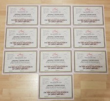 Pack of 10 blank TAGB