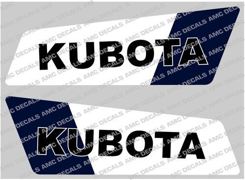 Kubota mini digger - digger, decals