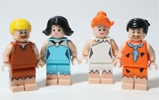 LEGO 21316 The Flintstones Fred Barney Betty Wilma Minifigures Ideas - Genuine