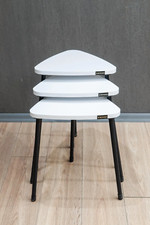 Triangular Metal Leg 3-Piece