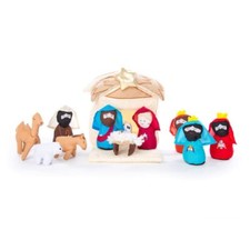 Fabric Christmas Nativity Set