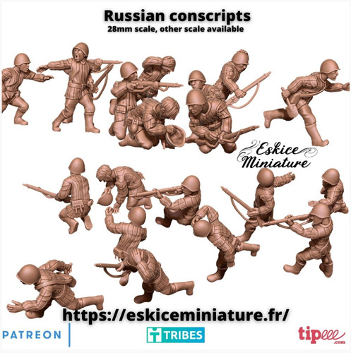 Ww2 russian conscripts set - ww2,