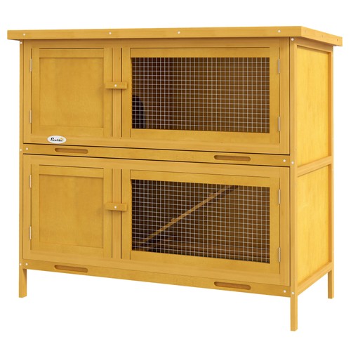 25in tier wooden rabbit - 38.25in, 2-tier