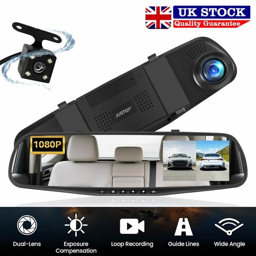 Car dash cam front and - cam,