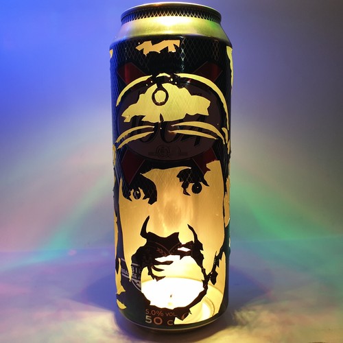 Lemmy kilmister beer can - lemmy,