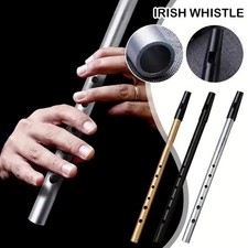 Irish Whistle Flute C/D Key Tin Penny Whistle 6 Hole Flute Musical Instruments