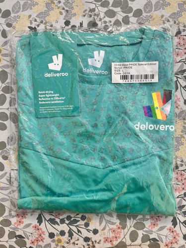 Deliveroo pride shirt - deliveroo,