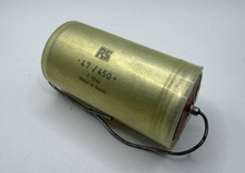 NOS Capacitor Metalpack style RS (Radiospares)	Axial Silver 0.47μf 450V