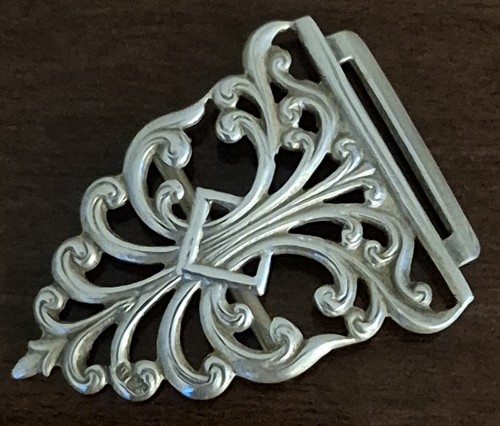 Sterling silver nurse belt - silver,