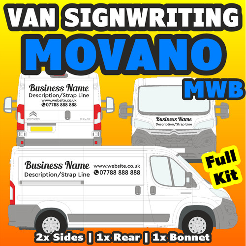 Vauxhall movano van sign - movano,