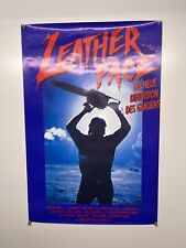 Leather Face Poster The Texas Chainsaw Massacre Original Movie Promo 1991